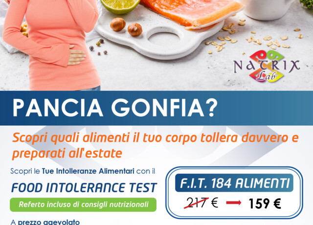 31/05 - Test Intolleranze Natrix 184 Alimenti