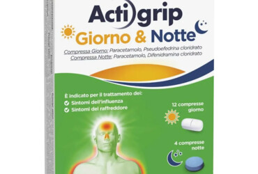 Actigrip Giorno E Notte Compresse Per Raffreddore Febbre E Influenza 16 Compresse